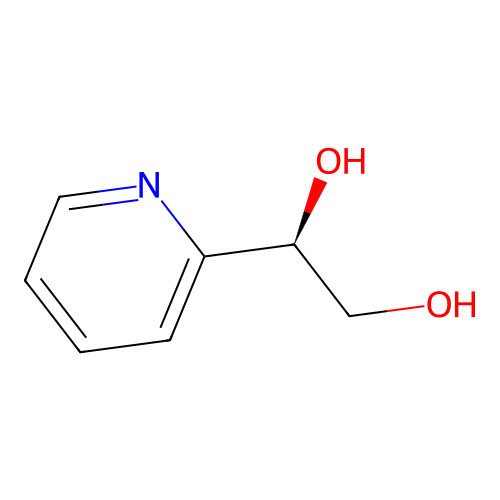 (1R)-1-pyridin-2-ylethane-1,2-diol structure