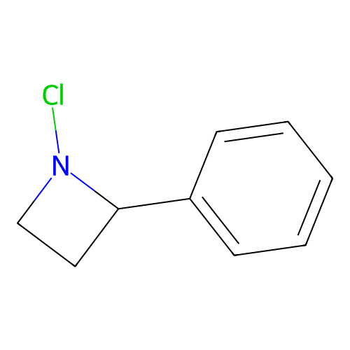 1-Chloro-2-phenylazetidine structure