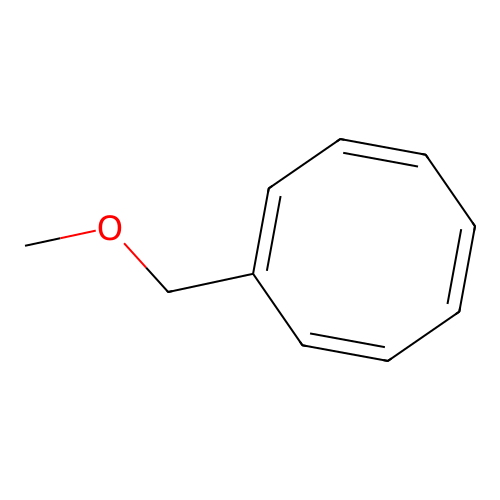 Methoxymethylcyclooctatetraene structure