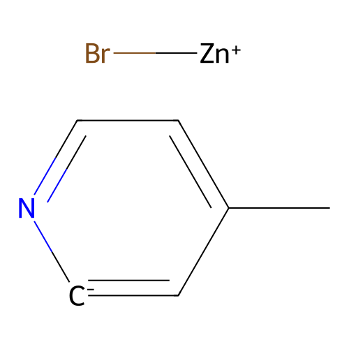 4-Methyl-2-pyridylzinc bromide solution structure