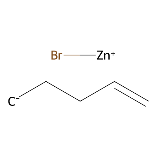Bromozinc(1+);pent-1-ene structure