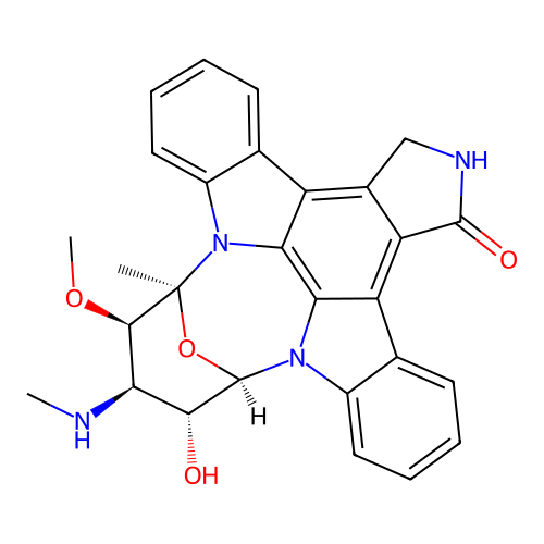 5'-Hydroxy-staurosporine structure