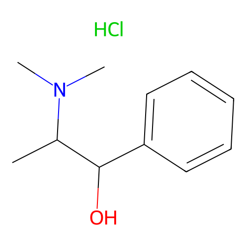 DL-Methylephedrine hydrochloride structure