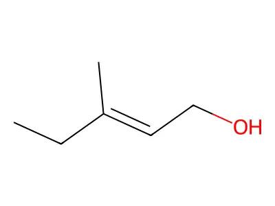 3-Methylpent-2-en-1-ol structure