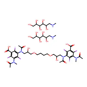 Morpholinium, 2,2'-(4,4'-biphenylene)bis(2-hydroxy-4,4,5-trimethyl-, dibromide structure