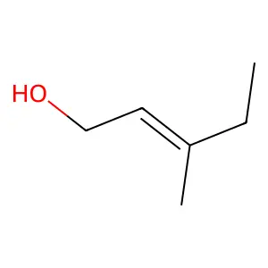 3-Methyl-2-penten-1-ol structure
