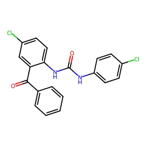 1-(2-Benzoyl-4-chlorophenyl)-3-(4-chlorophenyl)urea structure