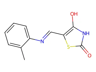 5-(2-Toluidinomethylene)-1,3-thiazolidine-2,4-dione structure