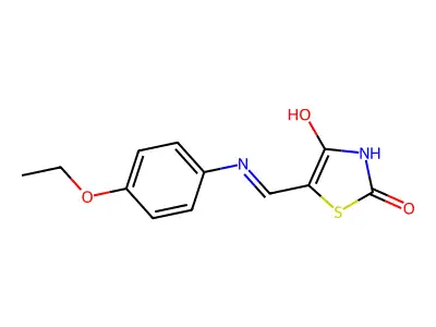 5-((4-Ethoxyanilino)methylene)-1,3-thiazolidine-2,4-dione structure