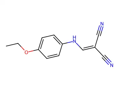 Propanedinitrile, [[(4-ethoxyphenyl)amino]methylene]-(9CI) structure