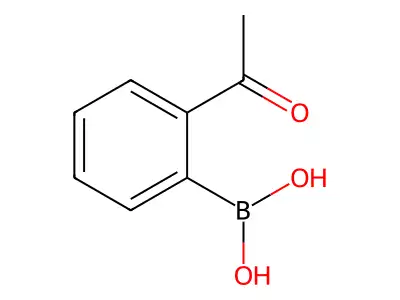 2-Acetylphenylboronic acid structure