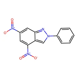 4,6-Dinitro-2-phenyl-2H-indazole structure