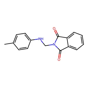 2-[[(4-Methylphenyl)amino]methyl]-1H-isoindole-1,3(2H)-dione structure