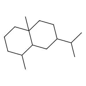 1,4a-Dimethyl-7-(propan-2-yl)decahydronaphthalene structure