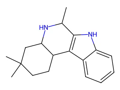 3,3,6-Trimethyl-2,3,4,4a,5,6,7,11c-octahydro-1H-indolo[2,3-c]quinoline structure