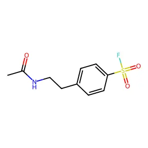 Benzenesulfonylfluoride, 4-[2-(acetylamino)ethyl]- structure