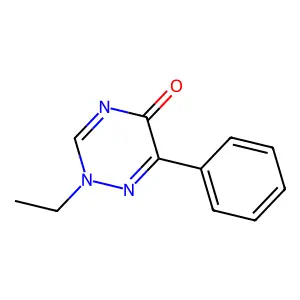 2-Ethyl-6-phenyl-1,2,4-triazin-5(2H)-one structure