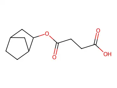 4-(Bicyclo[2.2.1]hept-2-yloxy)-4-oxobutanoic acid structure