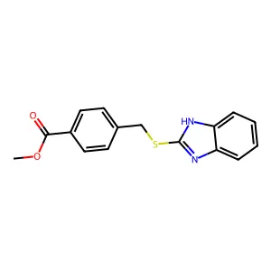 methyl 4-(1H-benzimidazol-2-ylsulfanylmethyl)benzoate structure