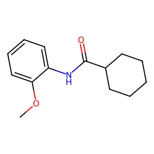 N-(2-methoxyphenyl)cyclohexanecarboxamide structure