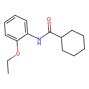 N-(2-ethoxyphenyl)cyclohexanecarboxamide structure