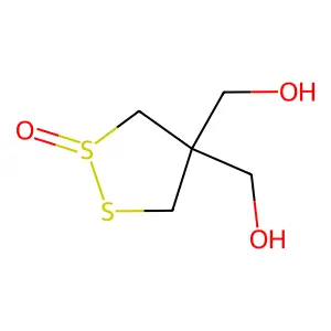 1,2-Dithiolane-4,4-dimethanol, 1-oxide structure
