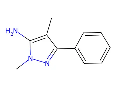 1,4-Dimethyl-3-phenyl-1H-pyrazol-5-amine structure