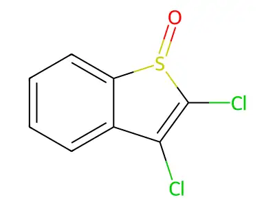 2,3-Dichlorobenzothiophene sulfoxide structure