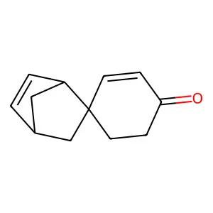 Spiro-2-cyclohexene-4-one-1,2'-(5-norbornene) structure