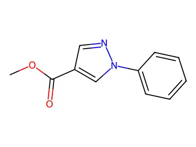methyl 1-phenyl-1H-pyrazole-4-carboxylate structure