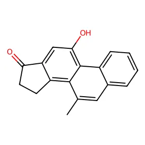 17H-Cyclopenta(a)phenanthren-17-one, 15,16-dihydro-11-hydroxy-7-methyl- structure