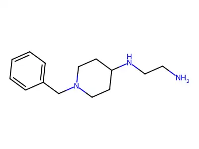 N'-(1-benzylpiperidin-4-yl)ethane-1,2-diamine structure
