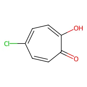 5-Chloro-2-hydroxy-2,4,6-cycloheptatrien-1-one structure