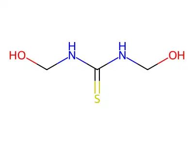 Thiourea, N,N'-bis(hydroxymethyl)- structure