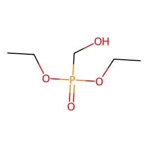 Diethyl phosphonomethanol structure