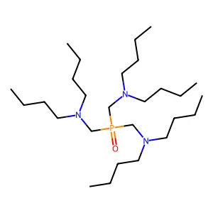 N-[bis[(dibutylamino)methyl]phosphorylmethyl]-N-butylbutan-1-amine structure