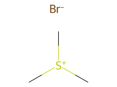 Sulfonium, trimethyl-, bromide (1:1) structure