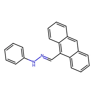 N-(anthracen-9-ylmethylideneamino)aniline structure