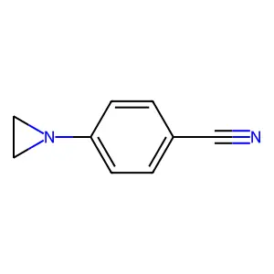 N-(p-Cyanophenyl)aziridine structure