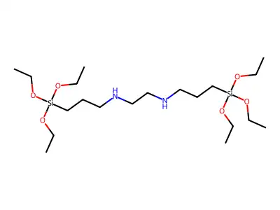 N,N'-Bis(3-(triethoxysilyl)propyl)ethylenediamine structure