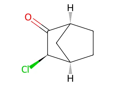 3-Chlorobicyclo(2.2.1)heptan-2-one structure