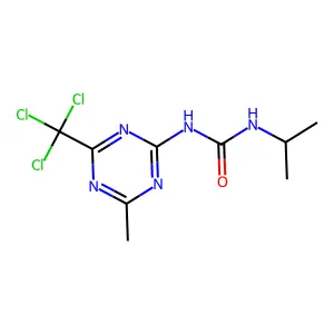 1-[4-Methyl-6-(trichloromethyl)-1,3,5-triazin-2-yl]-3-propan-2-ylurea structure