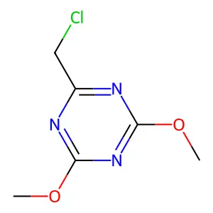 2-(Chloromethyl)-4,6-dimethoxy-1,3,5-triazine structure