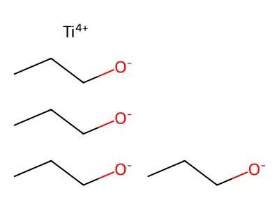 Titanium n-propoxide structure