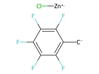 2,3,4,5,6-Pentafluorobenzylzinc chloride structure