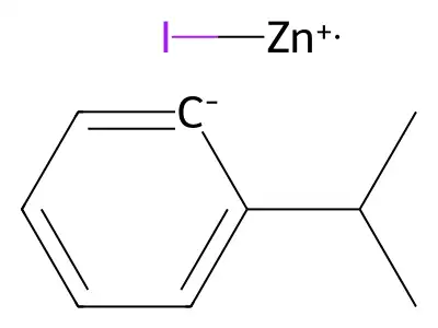 2-Iso-propylphenylzinc iodide structure