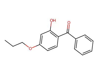 (2-Hydroxy-4-propoxyphenyl)(phenyl)methanone structure