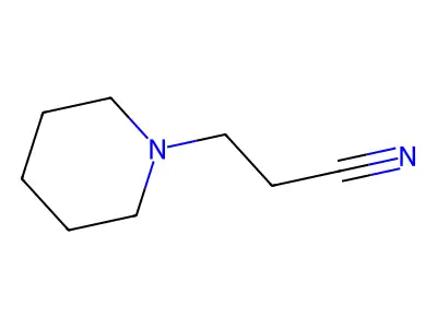 1-哌啶丙腈 structure