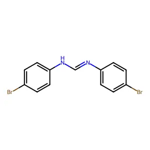 N,N'-Bis(4-bromophenyl)formamidine structure