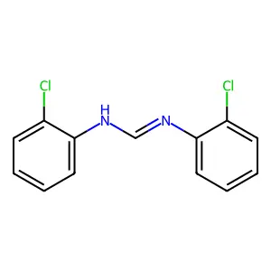 N,N'-双(2-氯苯基)甲脒 structure